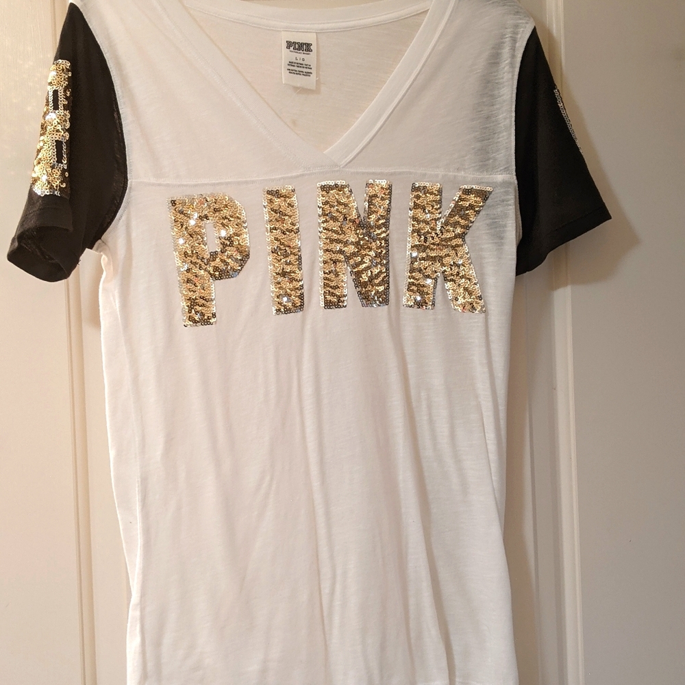 Pink Victoria's Secret t-shirt large NWOT